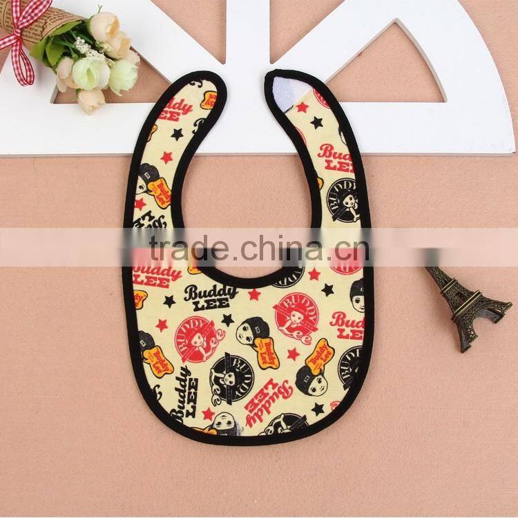 water resistant organic cotton kids children saliva burp apron