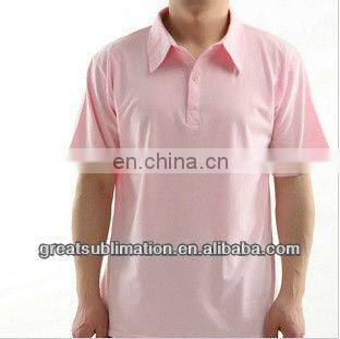 Pure color Man T-shirt with collar