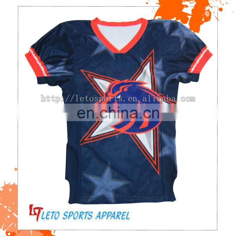 Wholesale customized design sublimation team american football jerseys/uniform
