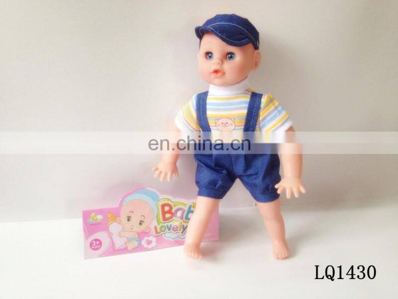 vinyl 12 inch pee funny function baby dolls toys wholesale