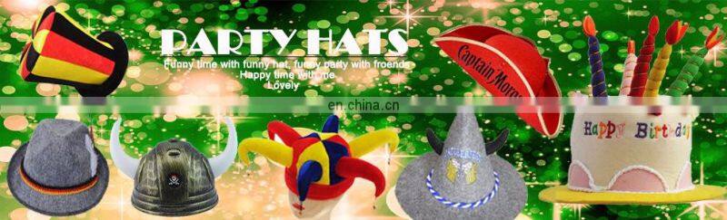 MH-2157 Classic Party kit PVC Plain Full Size bright Yellow Glitter Plastic Top Hat