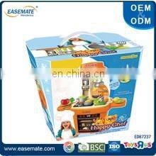 Wholesale kids plastic kitchen toys set electric kitchen stove