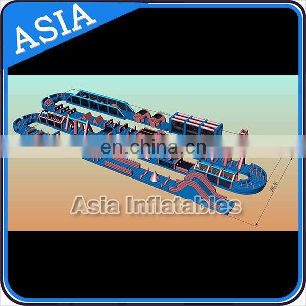 Factory outlet commercial grade outdoor inflatable obstacle course equipment for kids