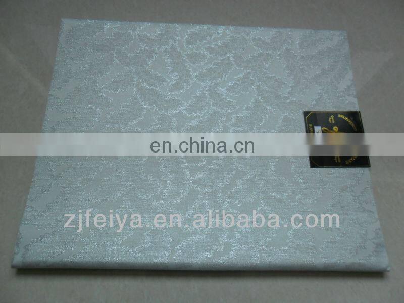 White Leaves Pattern African Fabirc Embroidery Sego Headtie Headwear