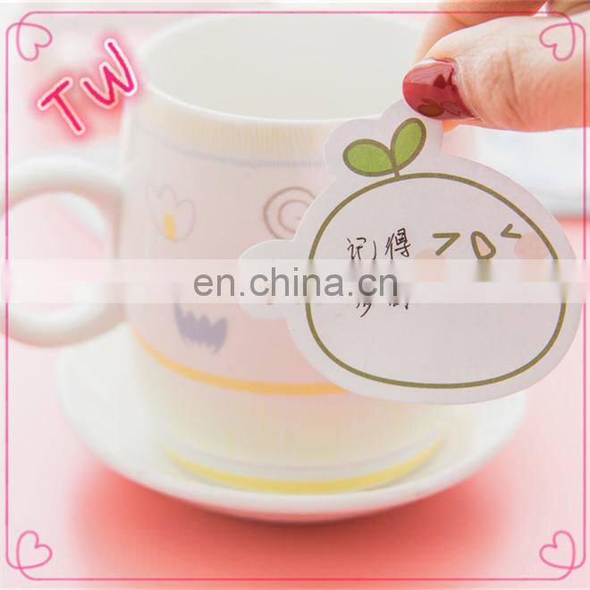 2018 yiwu stationery market low price ODM custom Eco-friendly colorful paper sticky memo pad in different shapes
