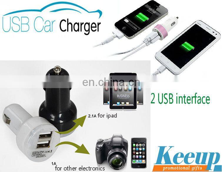 Personalized Single USB promotional usb car charger Universal Car Charger