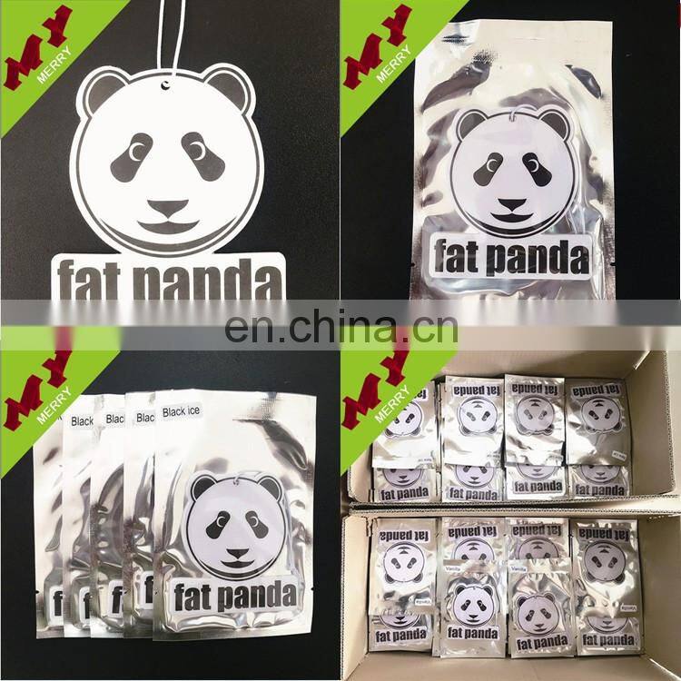 Fast lead time custom paper air freshener car wholesale