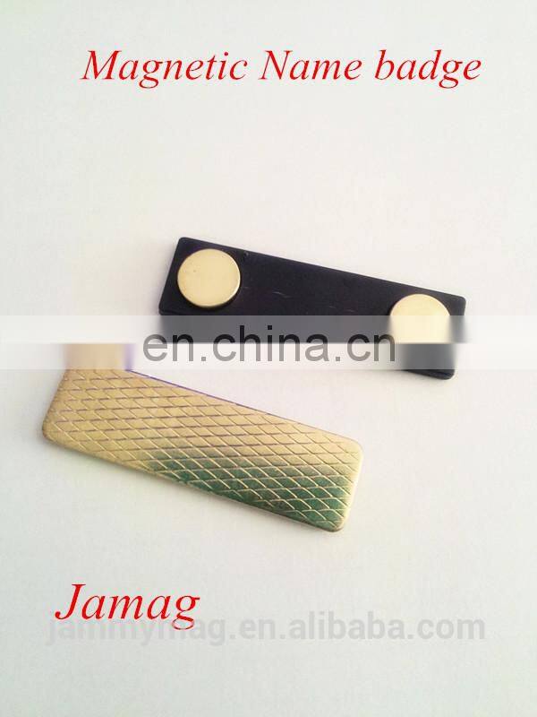 Custom Made Name Badge With Safety Magnet