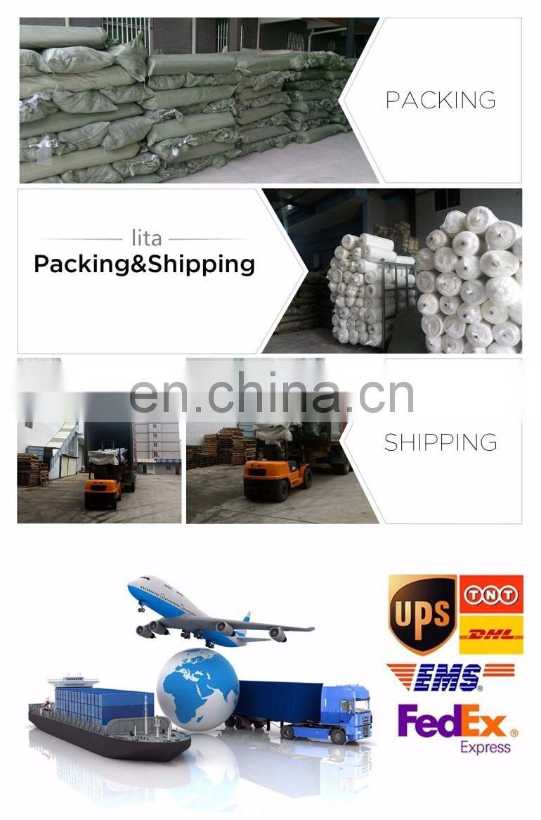 2017 Lita B3152 Polyester and cotton jean denim gold lace fabric