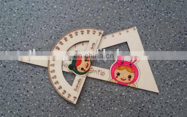 Wooden Triangular Ruler Instrument for Kids