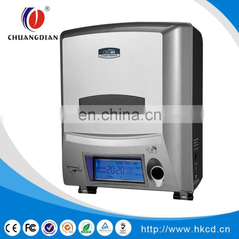 Jumbo Roll Top quality New Design Bathroom Automatic LCD Sensor Paper Dispenser with Lock CD-8788C