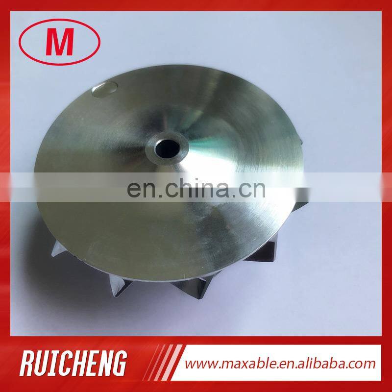 TD05H 20G upgrade reverse 56.58/73.04mm 6+6 blades tapered tip angle:30 Turbo Billet/milling/aluminum 2618 compressor wheel