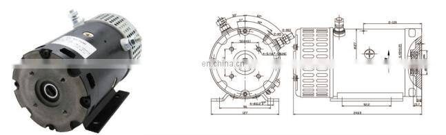 Factory Selling High Quality CE And ISO Certified Electric DC Motor 24V 3000W