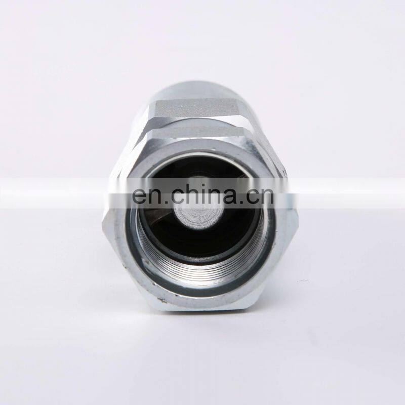 1/2 body 3/4 SAE male coupling connect under pressure for skid steer loader hydraulic power transmission