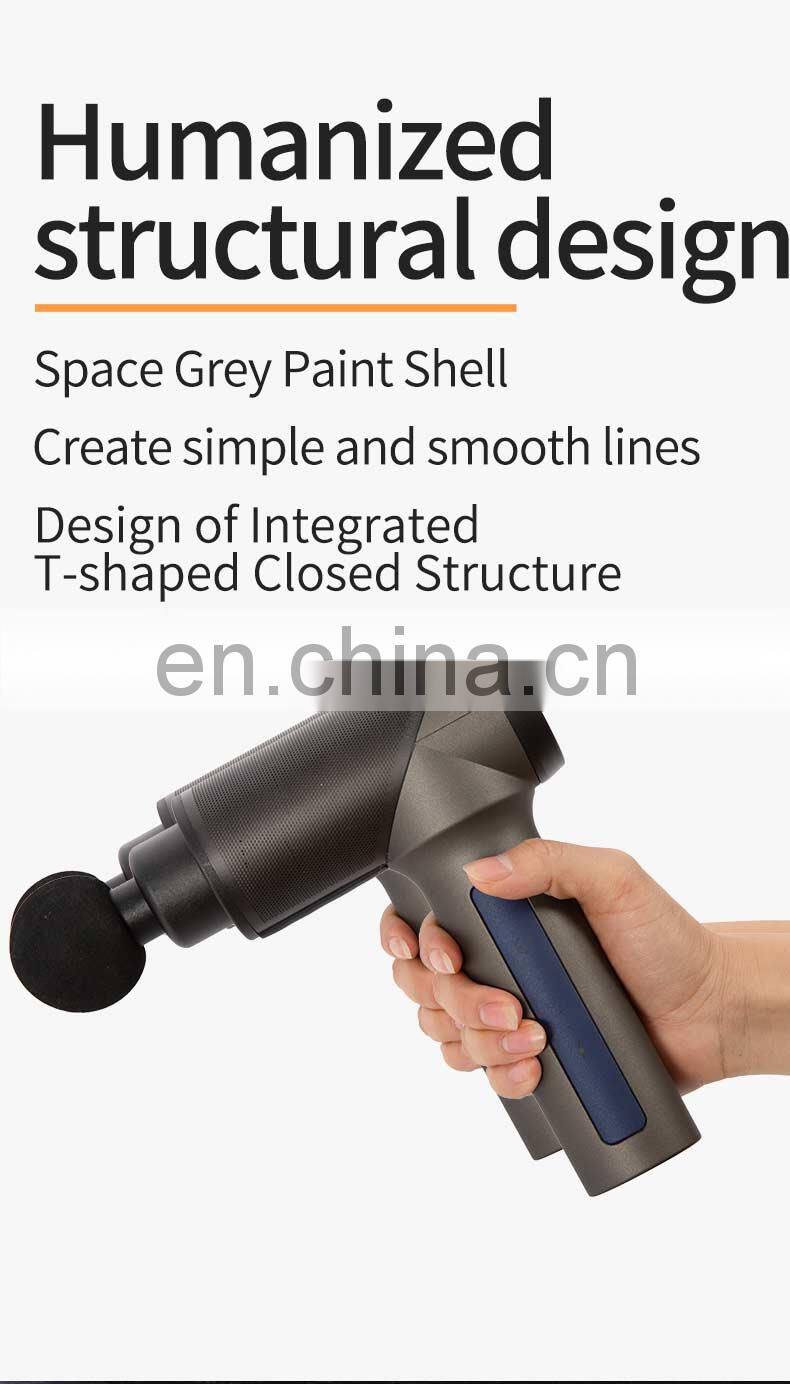 Rechargeable Battery Deep Muscle Tissue Sports Vibration Electric Fascia Massage Gun