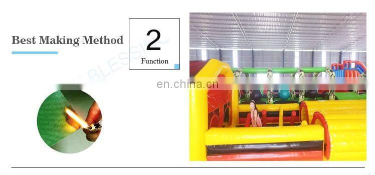 409*11ft Crazy giant the beast adult inflatable obstacle course for sale