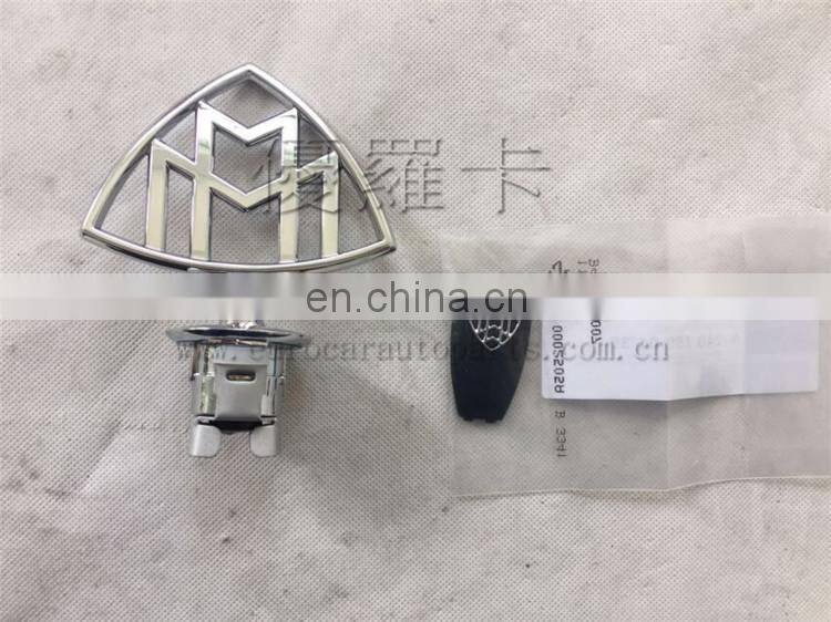 S class w222 MAY-BACH emblem muffler tips body kit for s450 s500 s560 s600 to S63 S65 may- bach logo sticker