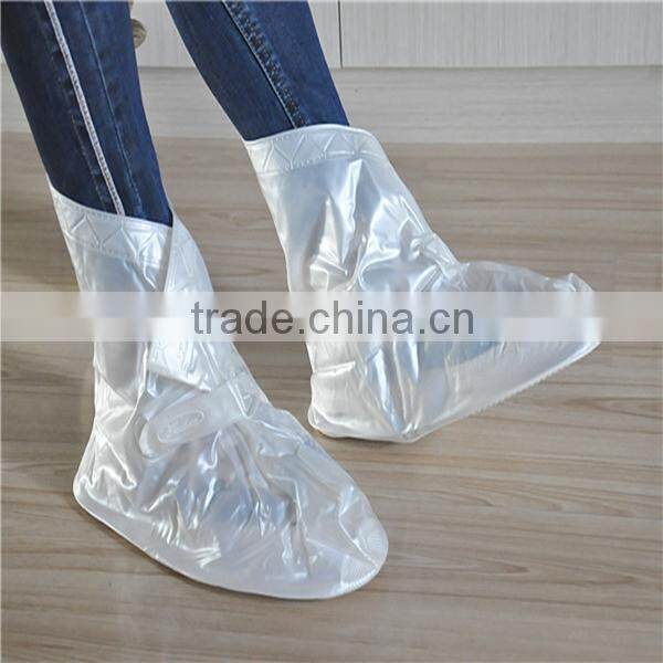durable foldable waterproof rain boot cover for rainy days