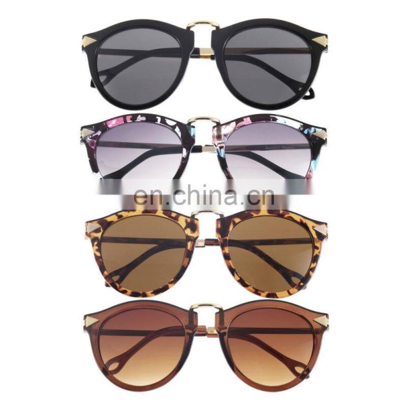 Women Unisex Men Sunglasses Arrow Style Eyewear Round Sunglasses Metal Frame