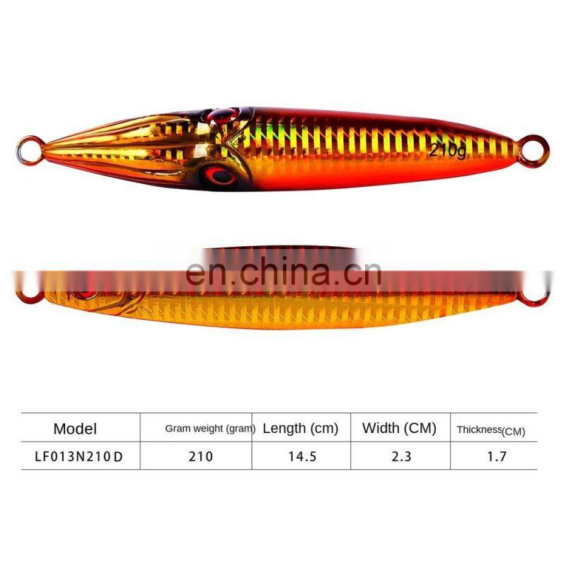 Clearance 210g Weight Vib Lures Fishing Lure Saltwater Jigging Lures Fishing Metal JigSaltwater Jigging