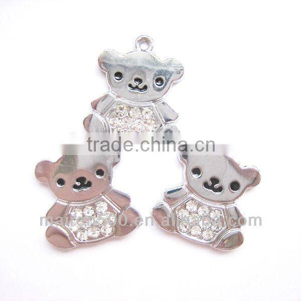 DIY rhinestone fashion Bear pendant (SH-100)
