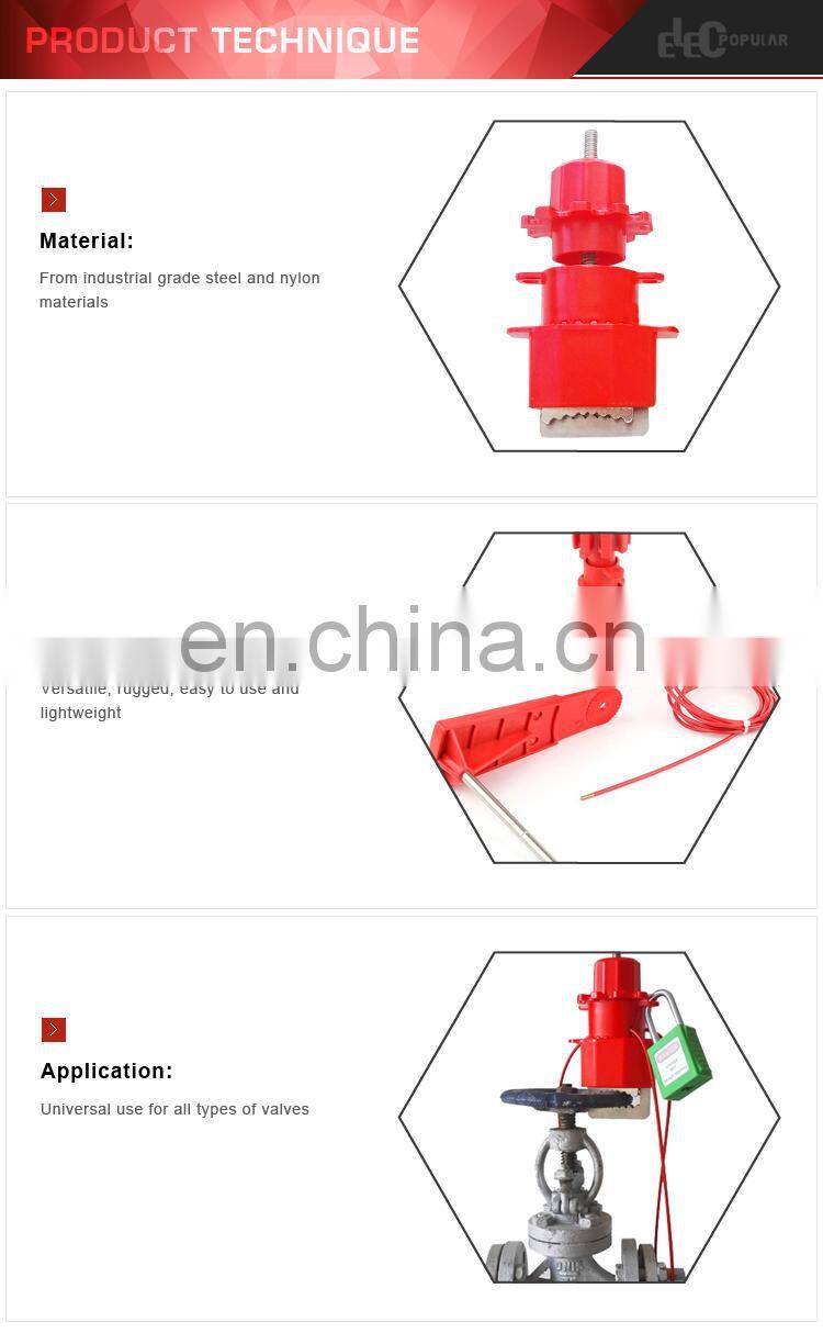 Industrial Grade Steel Rugged Universal Valve Safety Lockout