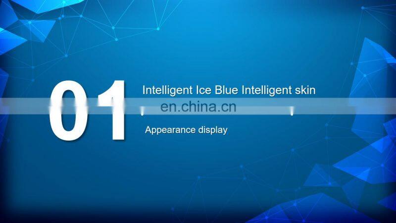 Skin Monitoring and Skin Management System Blue New Fashion Portable High Frequency Touch Screen & Handle Switch for Commercial