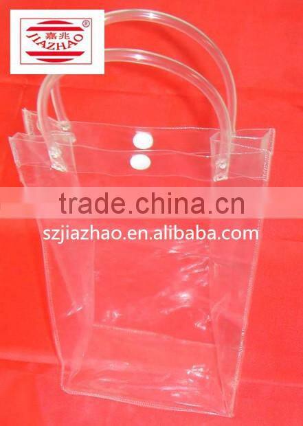 OEM / Processing cheap fashion transparen PVC Red Wine Ice Cooler bag