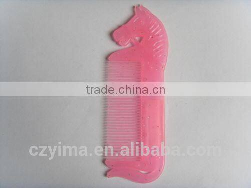 glitter horsehead mane&tail comb/horse grooming