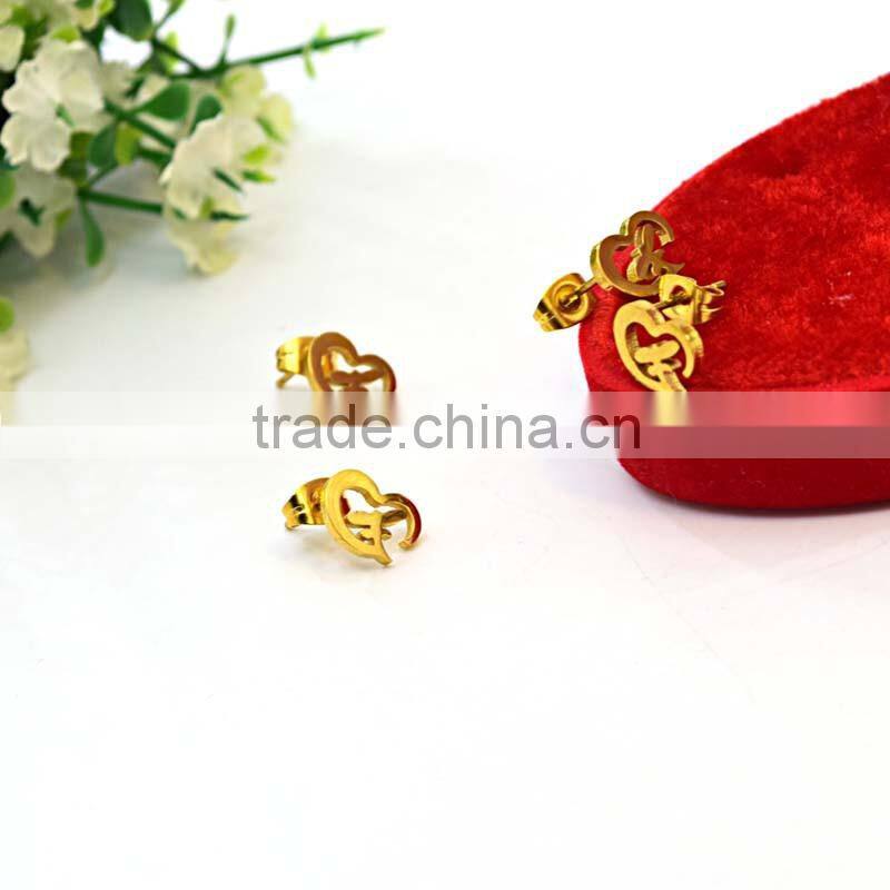 Stud earrings for women stainless steel cute daily wear earrings