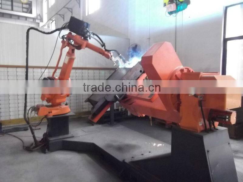 Robot welding parts