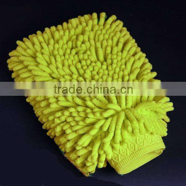 Chenille car washing gloves