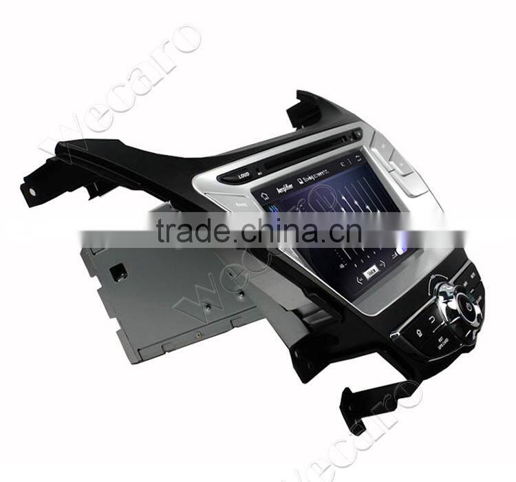 Wecaro WC-HE8054 Android 4.4.4 car dvd player quad core double din car stereo for hyundai elantra audio system tv tuner 2014