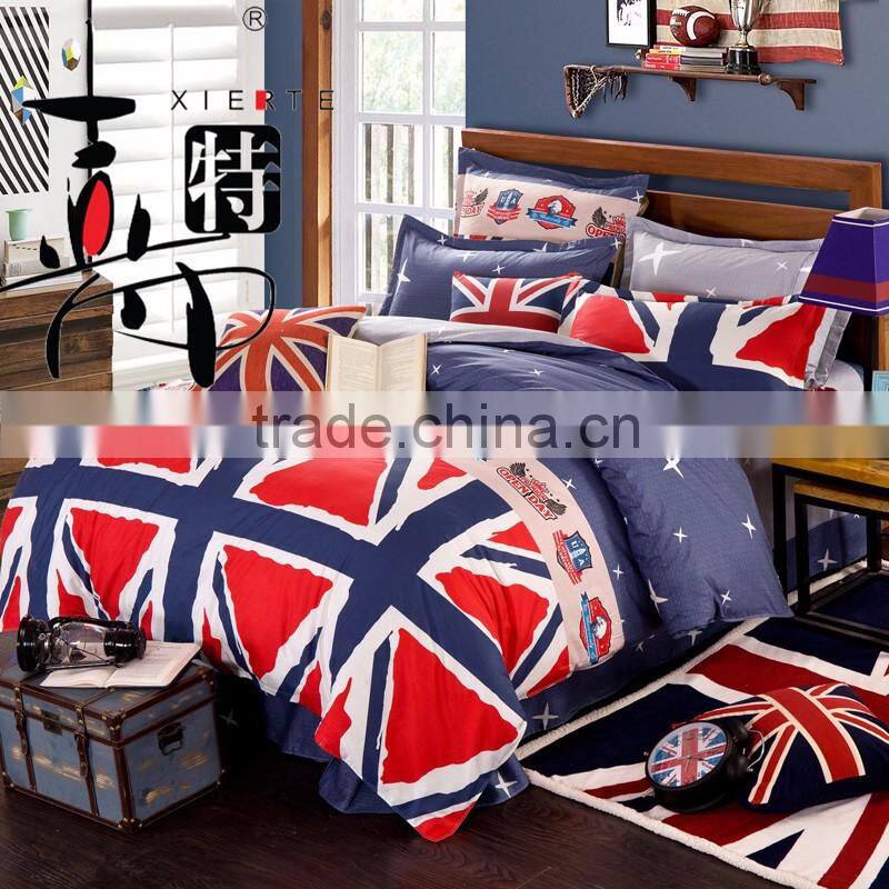 100% cotton reactive printed twill fabric cotton paint chinese bedding set bedding set