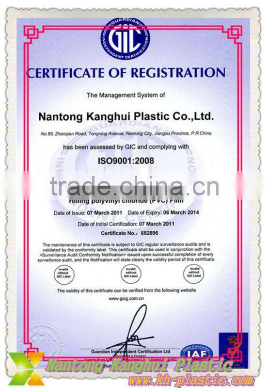 super clear pvc film