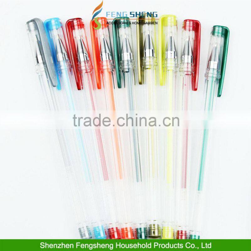 36 Colors Gel Pens School Craft Supplies Assorted Colours Stationery Art