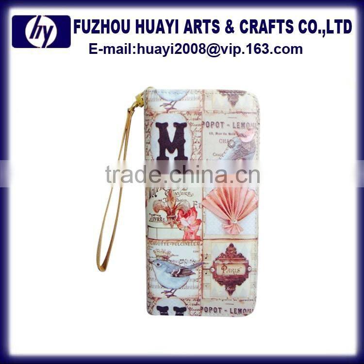 Wholesale ladies fancy hand purse small clutch purse woman , violet purse wallet bag charm