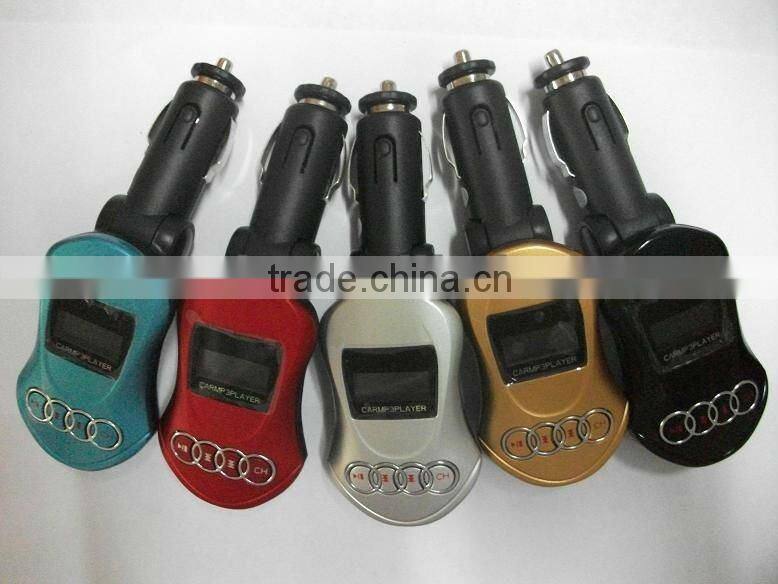 Most popular China Style cigarette lighter car mp3 fm modulator player with competitive price