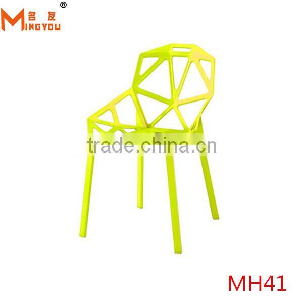 colorful cheap leisure plastic chairs
