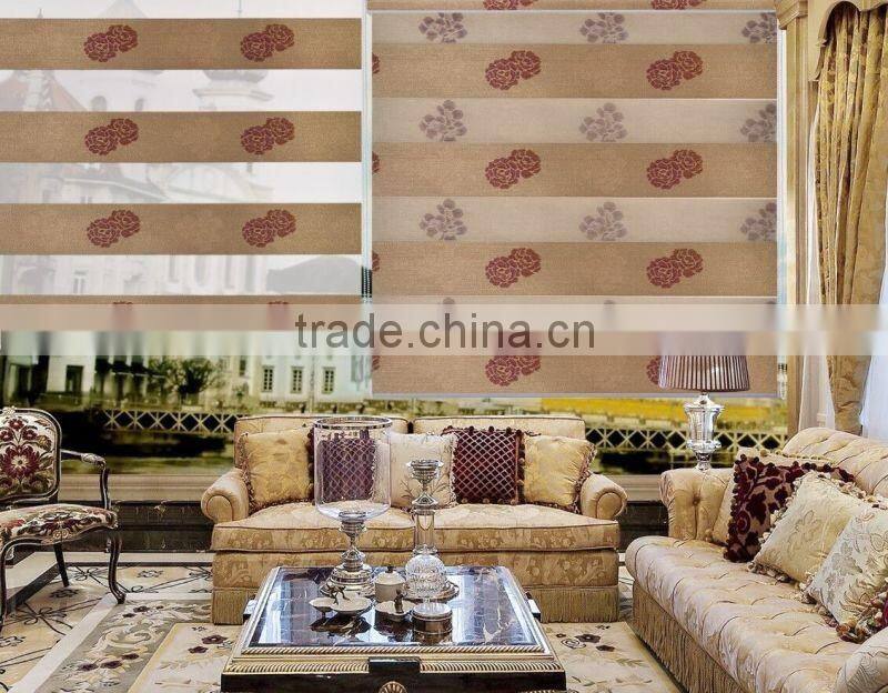 Fashionable Home Decoration Roller Type Zebra blinds fabric