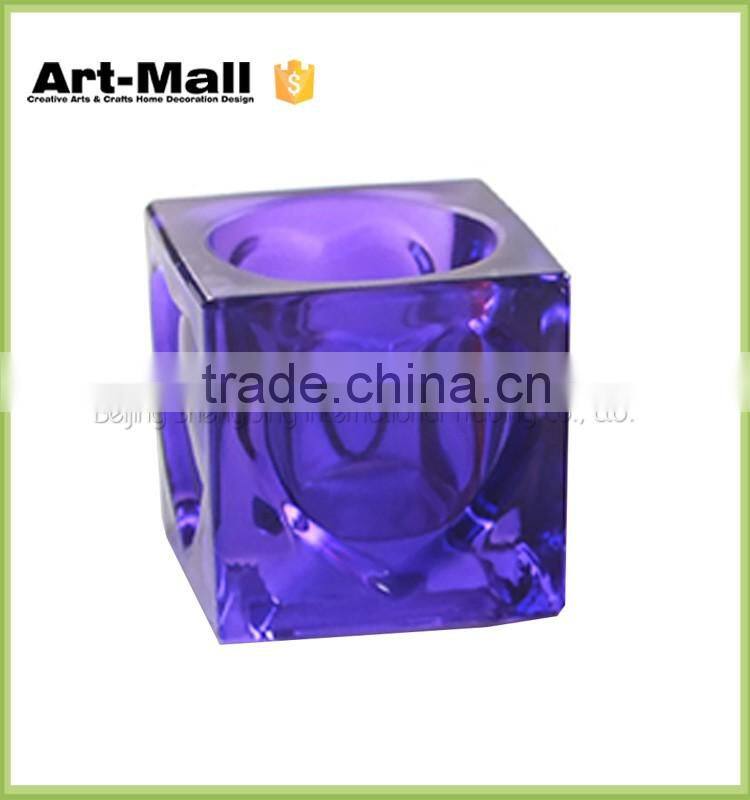 best selling products High quality glass goblet candle holder