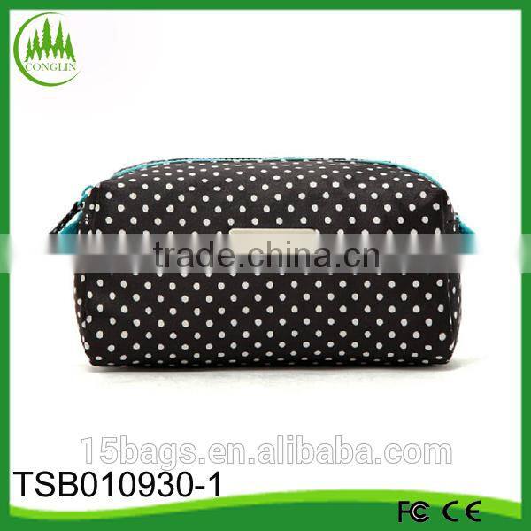 new product fashion China 2015 women felt soft women cosmetic bag fabric