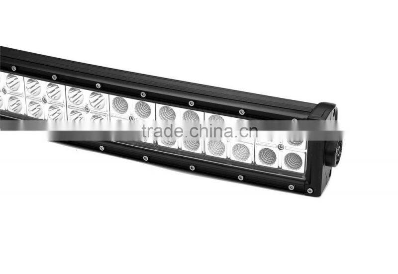 180w double row cree led driving light bar curved