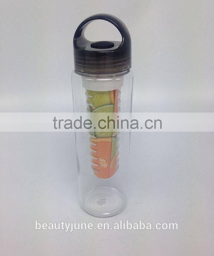 2015 new custom logo bpa free tritan fruit infuser water bottle, infuser water bottle 700ml