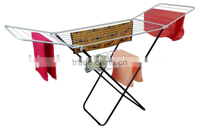 Practical 18M metal indoor folding hanger for garments