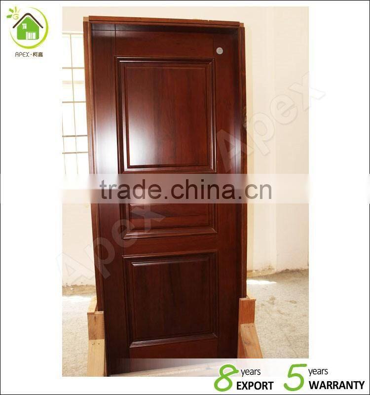 Hot Sale Hotel Fire proof Room Door painted composite wood with rock wool filling different designs available