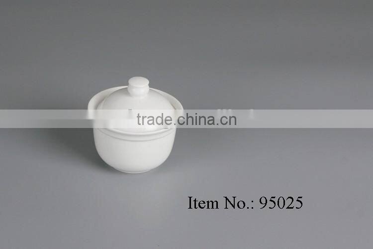 hotel chafing white ceramic soup tureen