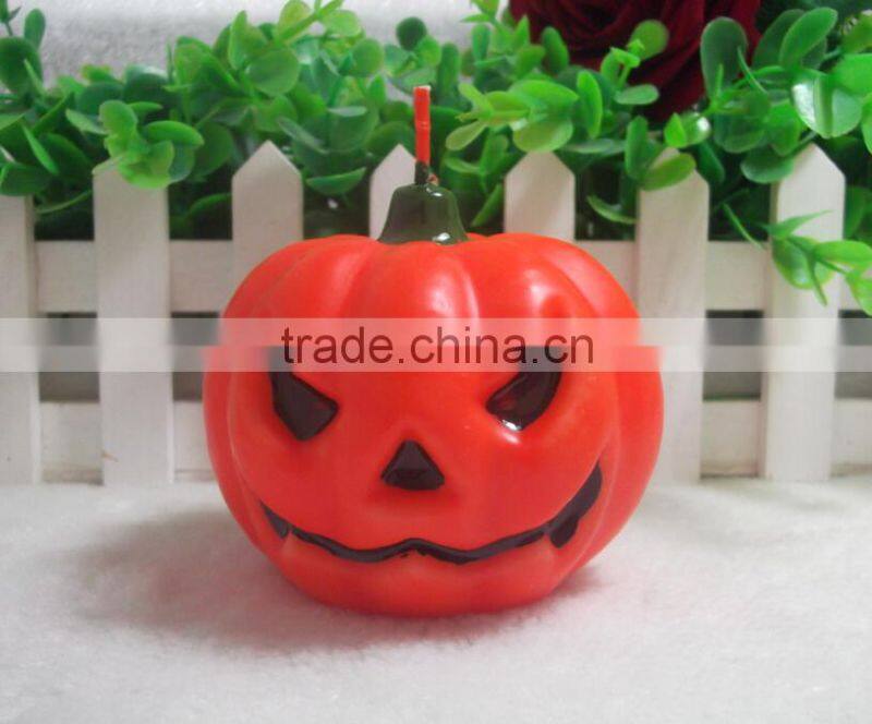 Decorative Halloween Pumpkin Candles