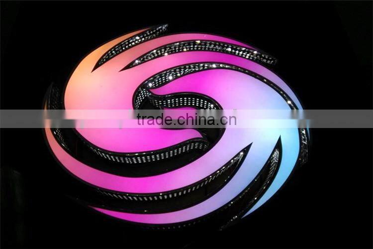 best quality usage metal punching holes logo sign board