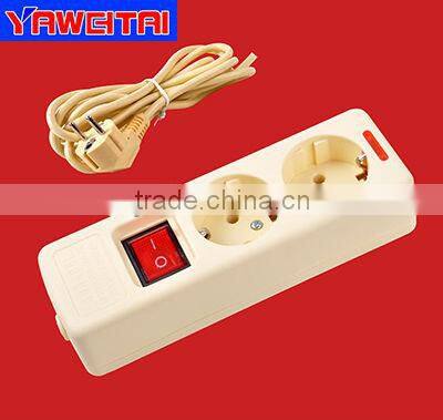 2 gang extension socket with switch